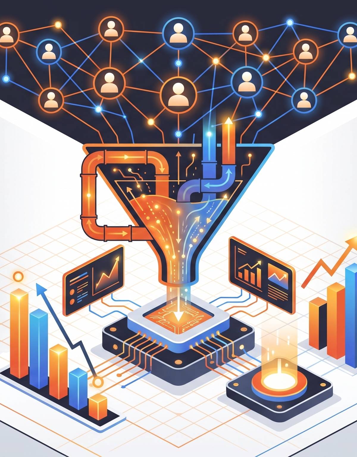 Cover illustration for “Best LinkedIn Ads Examples for B2B Lead Generation”
