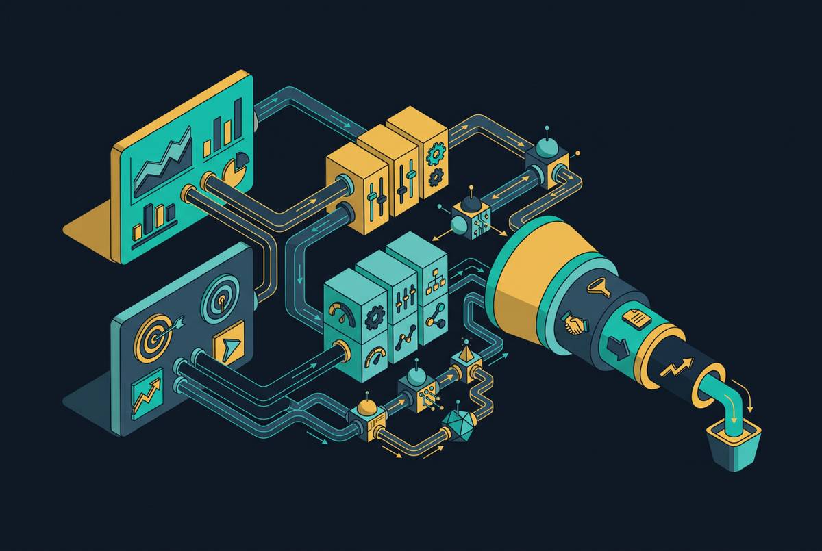 Cover illustration for “Agentic Paid Media Platforms for B2B Pipeline Programs”
