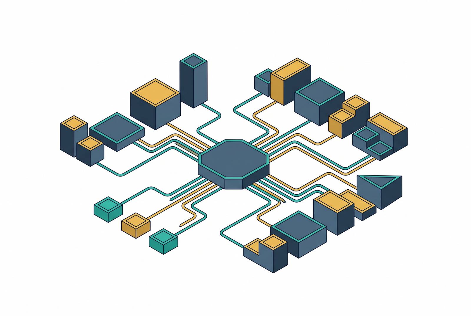 Cover illustration for “Model Routing Architectures for Heterogeneous Marketing Workloads”