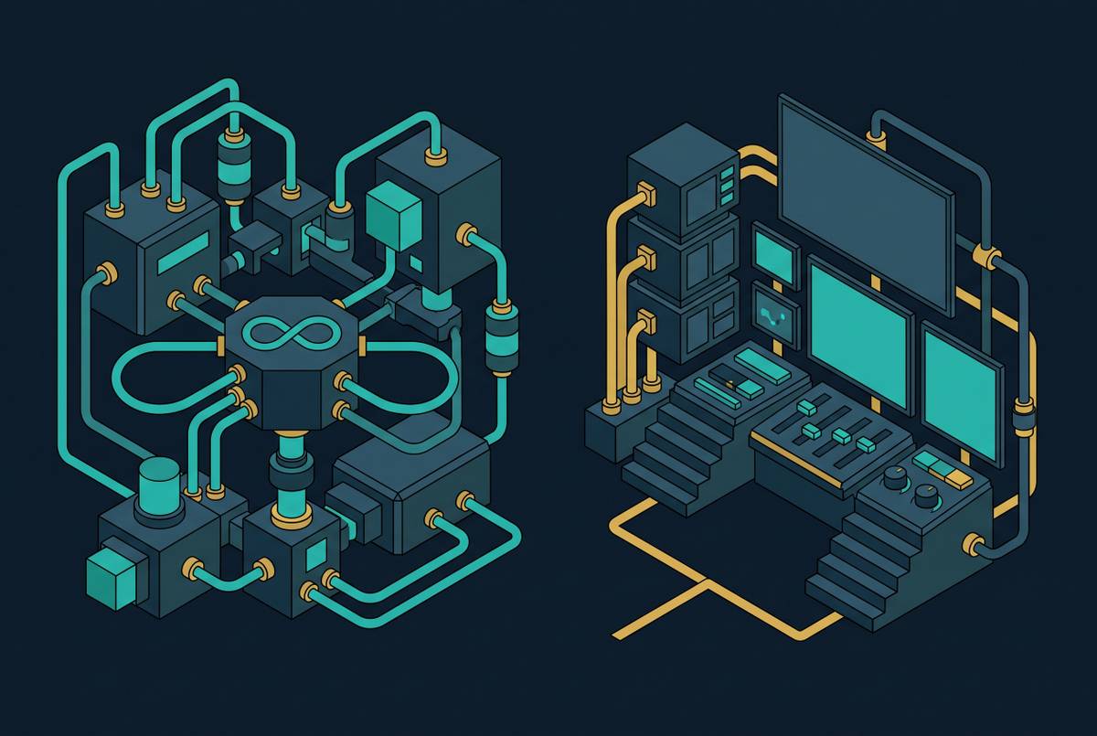 Cover illustration for “Autonomous Campaign Execution vs. AI-Assisted PPC Software”