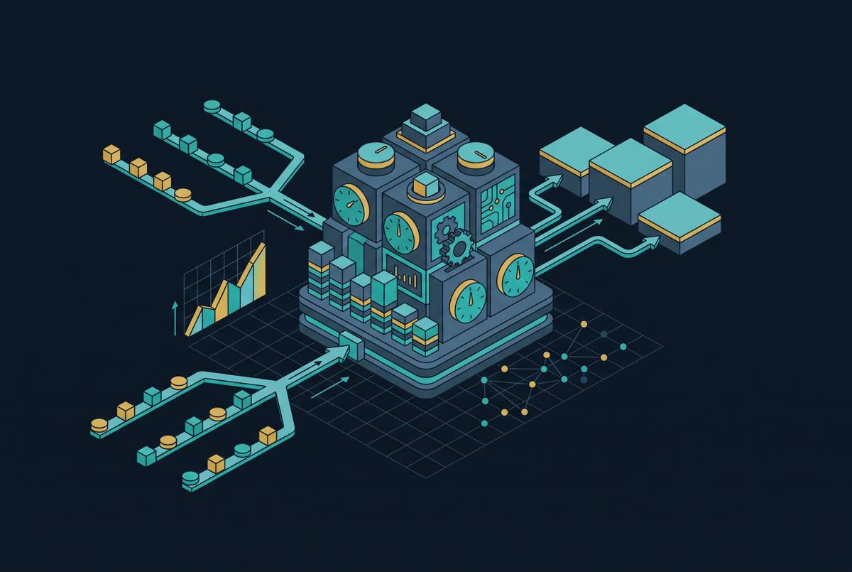 Cover illustration for “AI Bid Optimization Logic in Google Ads for B2B Conversion Patterns”