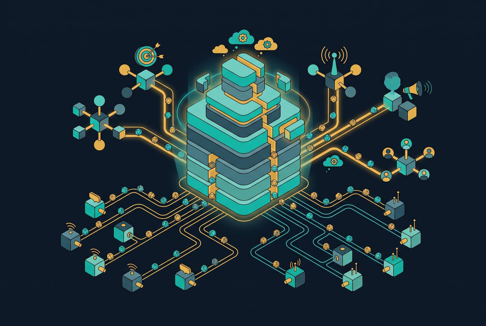 Cover illustration for “How Agentic Marketing Platforms Accumulate Campaign Intelligence”