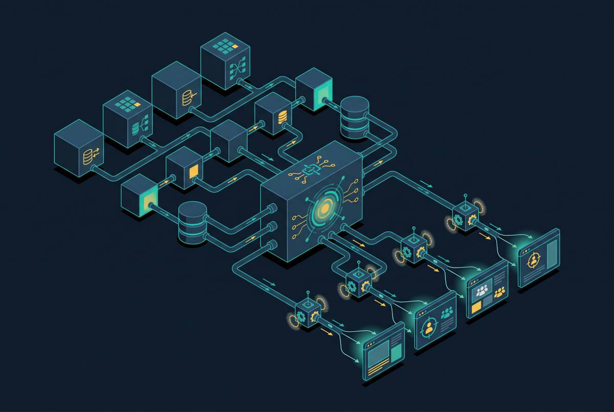Cover illustration for “CDP Integration Patterns for Agentic B2B Ad Targeting”