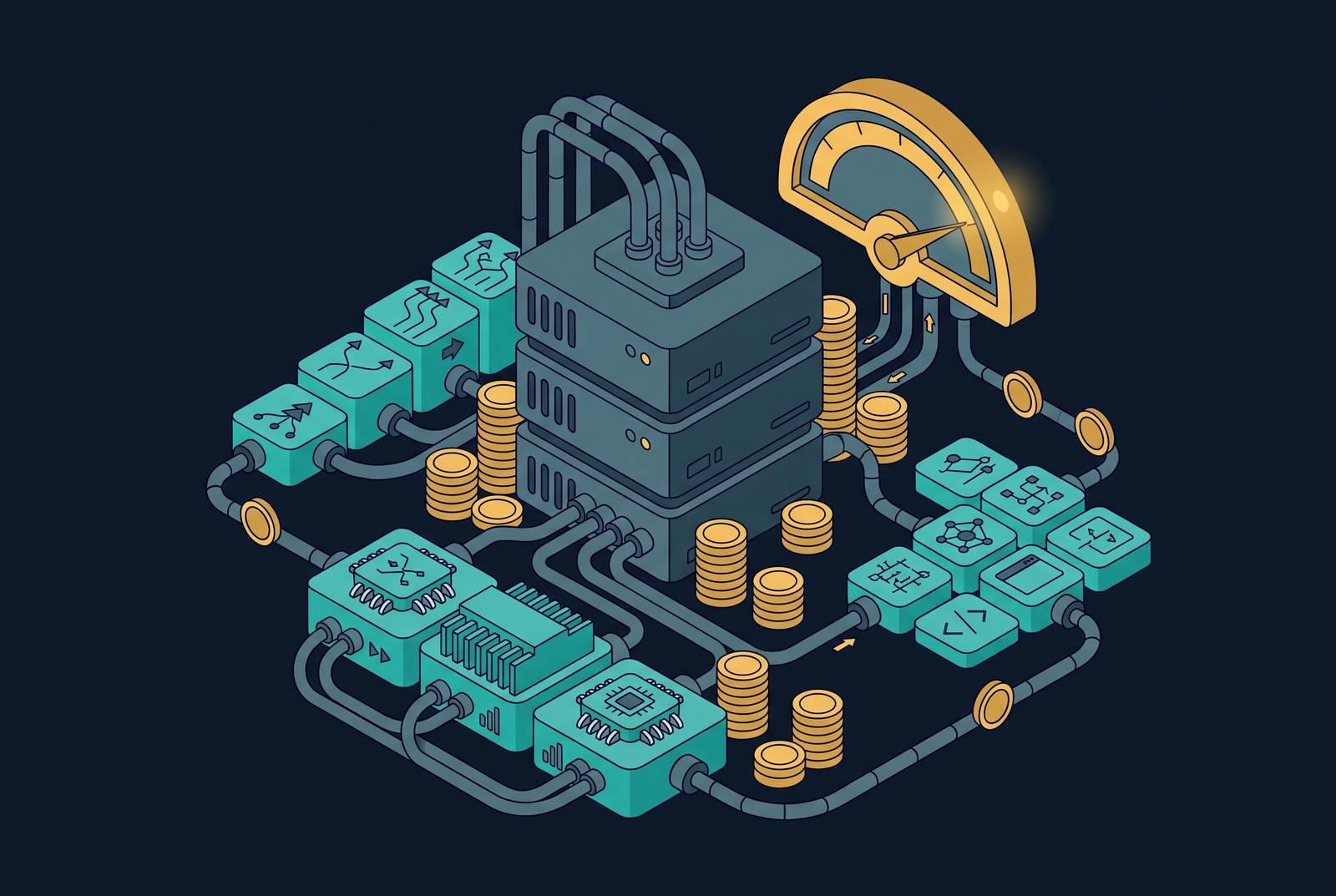 Cover illustration for “Total Cost of Ownership for Internal AI Marketing Infrastructure”