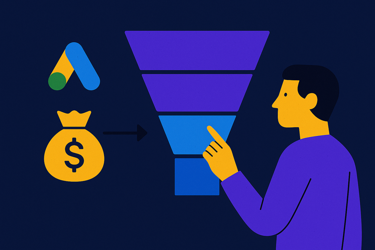 Cover illustration for “Google Ads Budget Allocation Across the B2B Funnel”