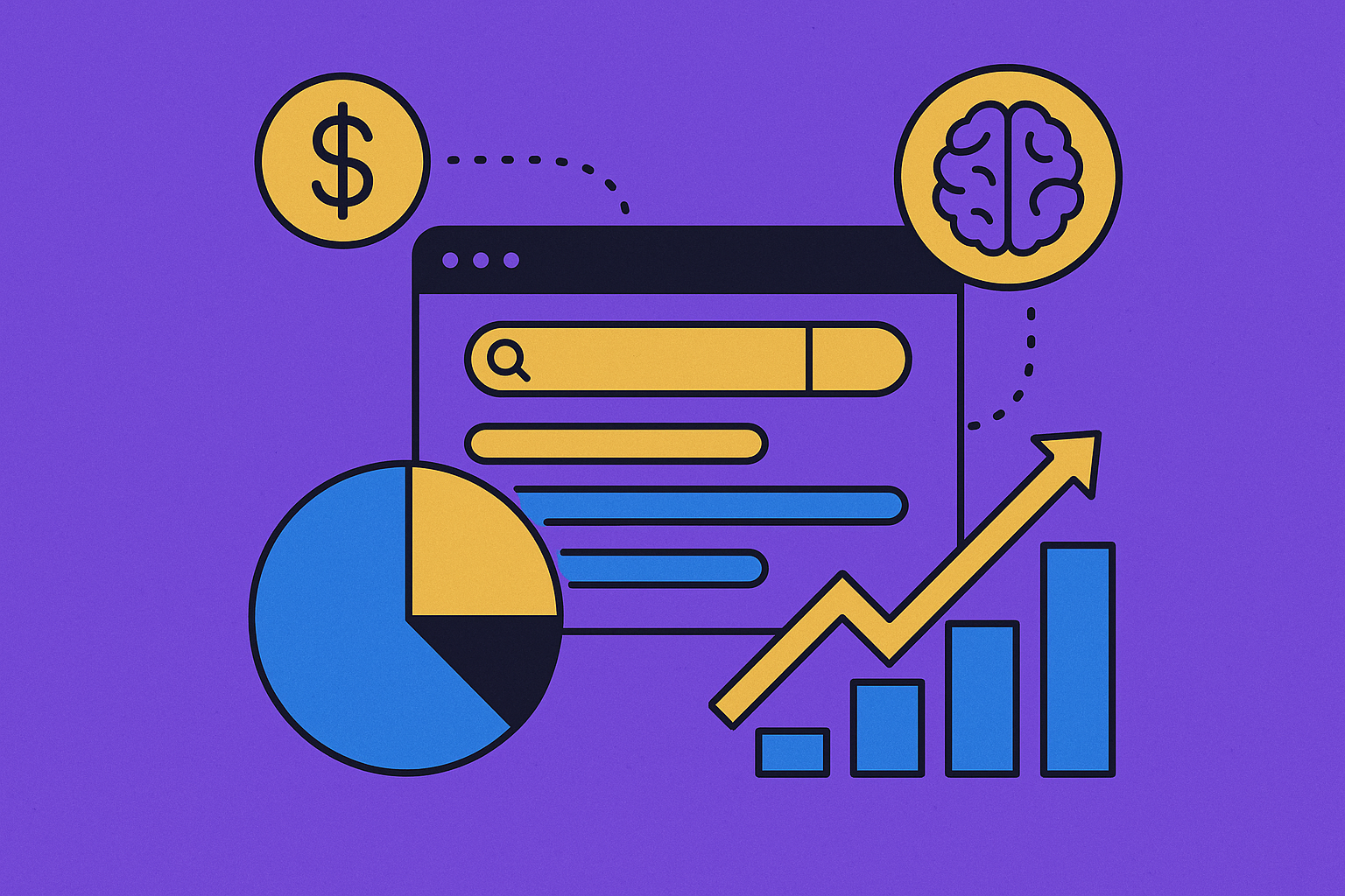 Cover illustration for “Compounding Campaign Intelligence in Automated Paid Search”