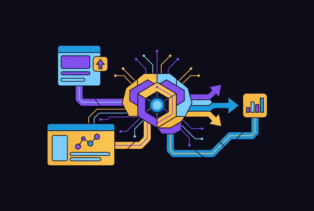 Cover illustration for “AI Agents That Run B2B Google and LinkedIn Ads End-to-End Without Human Execution”