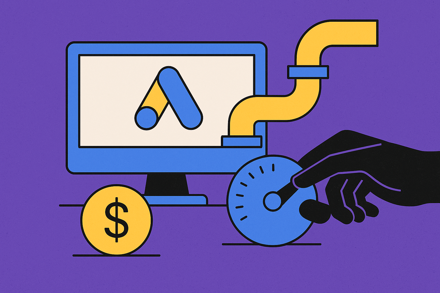 Cover illustration for “Setting Google Ads Budgets Based on Pipeline Targets”