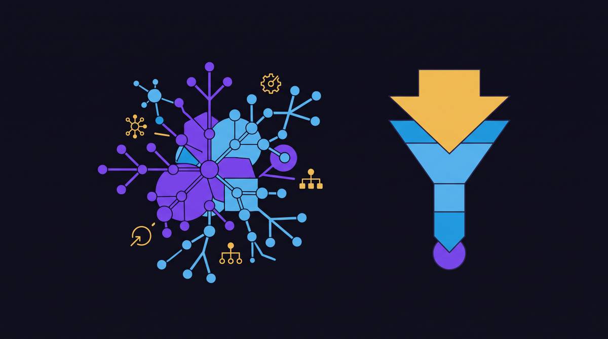 Cover illustration for “Performance Max vs Standard Search Campaigns for B2B”
