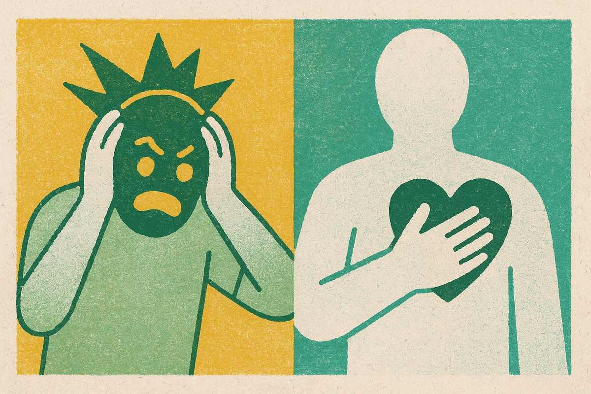 Cover illustration for “Panic Attack vs Heart Attack Distinguishing Features”