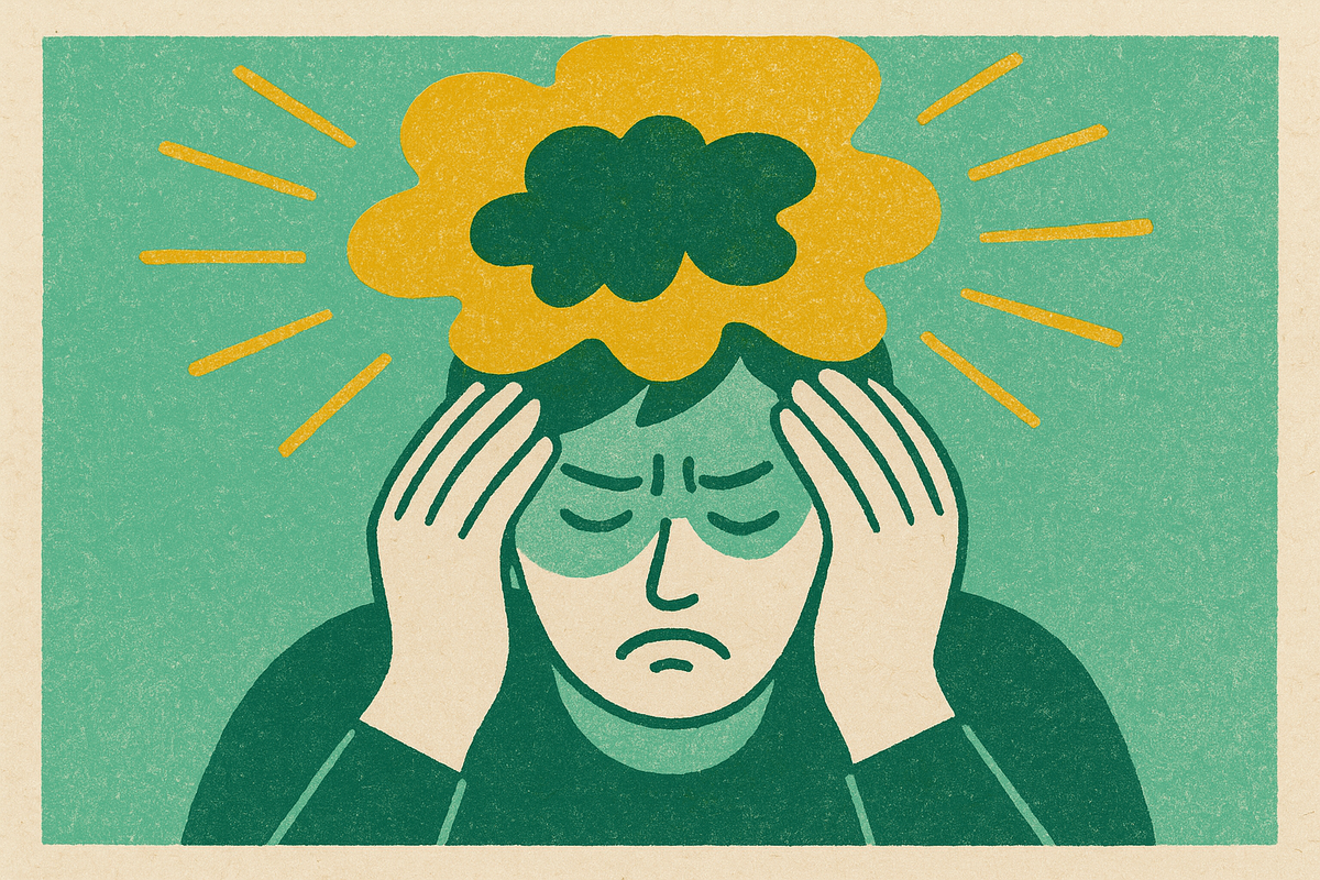 Cover illustration for “Nervous Breakdown Symptoms and What They Signal”