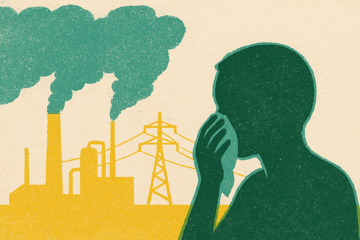 Cover illustration for “Environmental Health Hazards in Frontline Communities”
