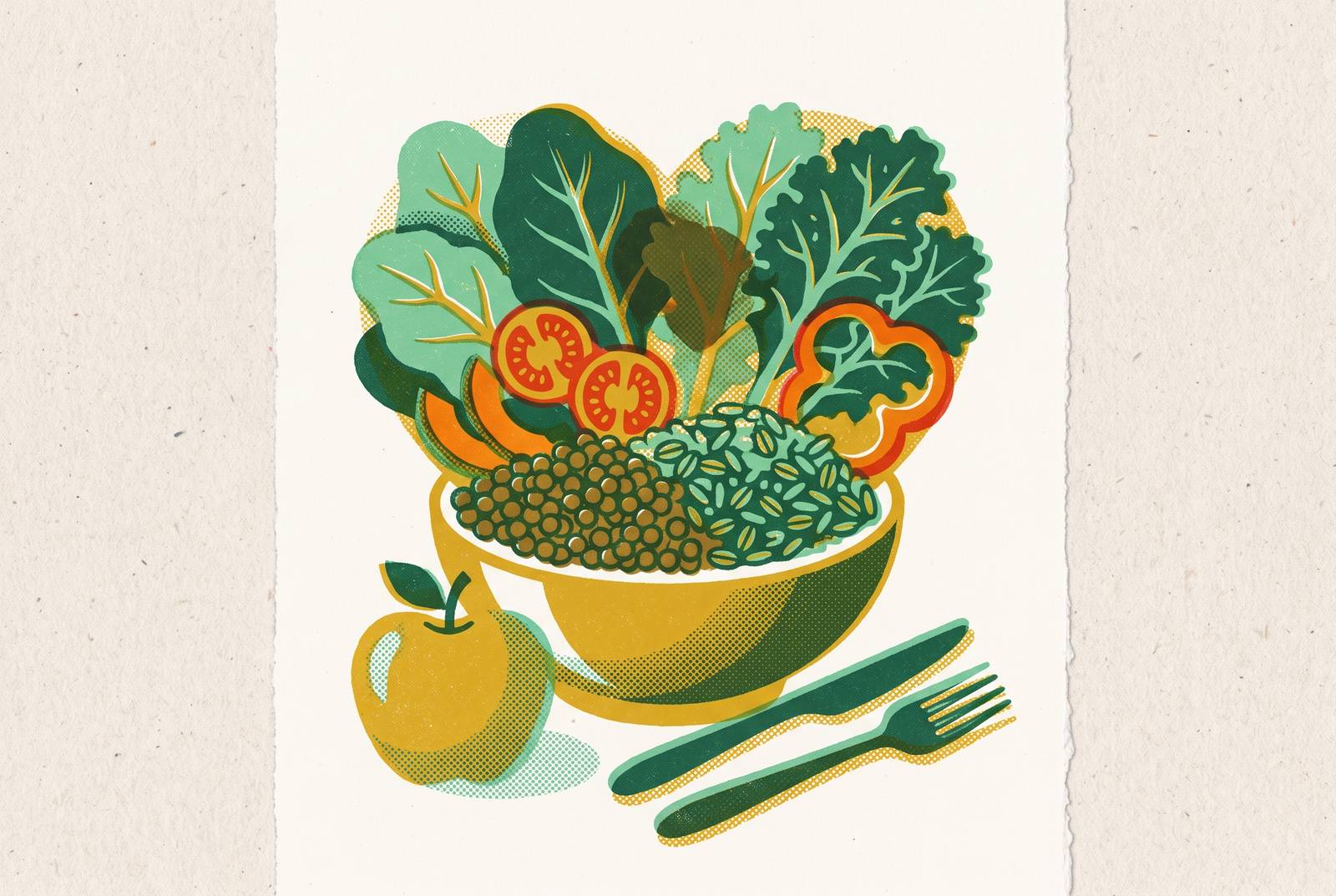 Cover illustration for “Heart-Healthy Meal Planning on a Limited Budget”