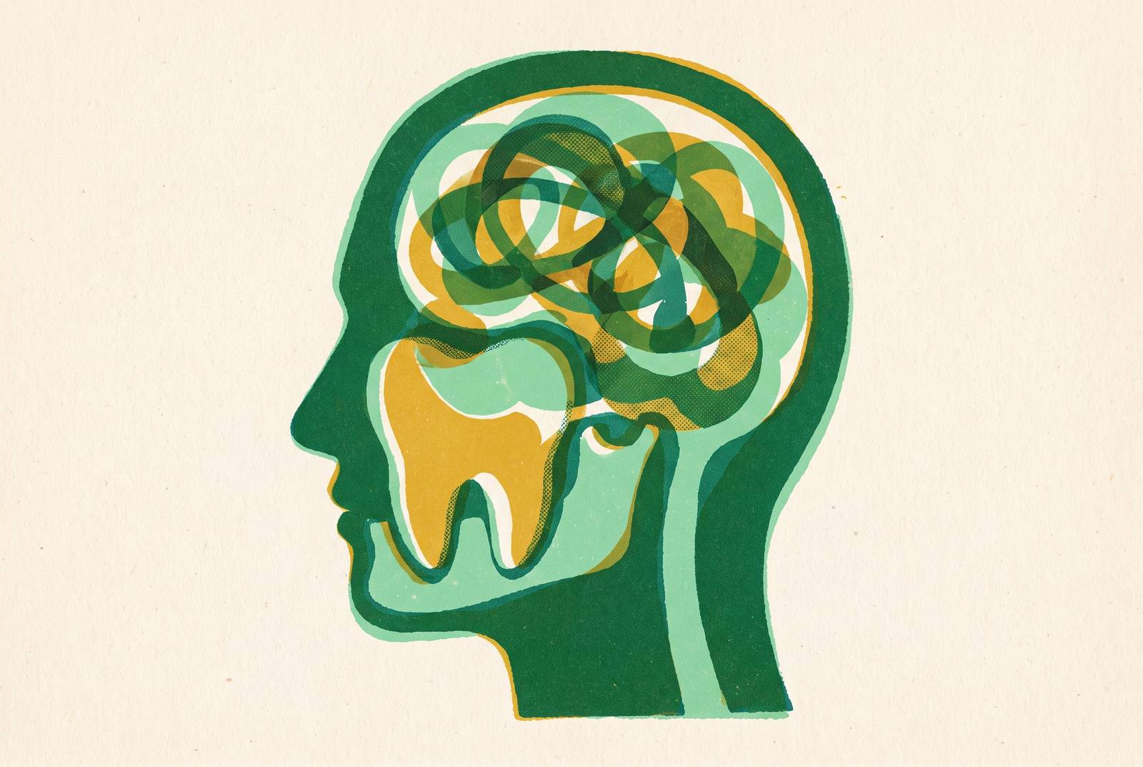 Cover illustration for “Why People With Serious Mental Illness Often Skip Dental Appointments”