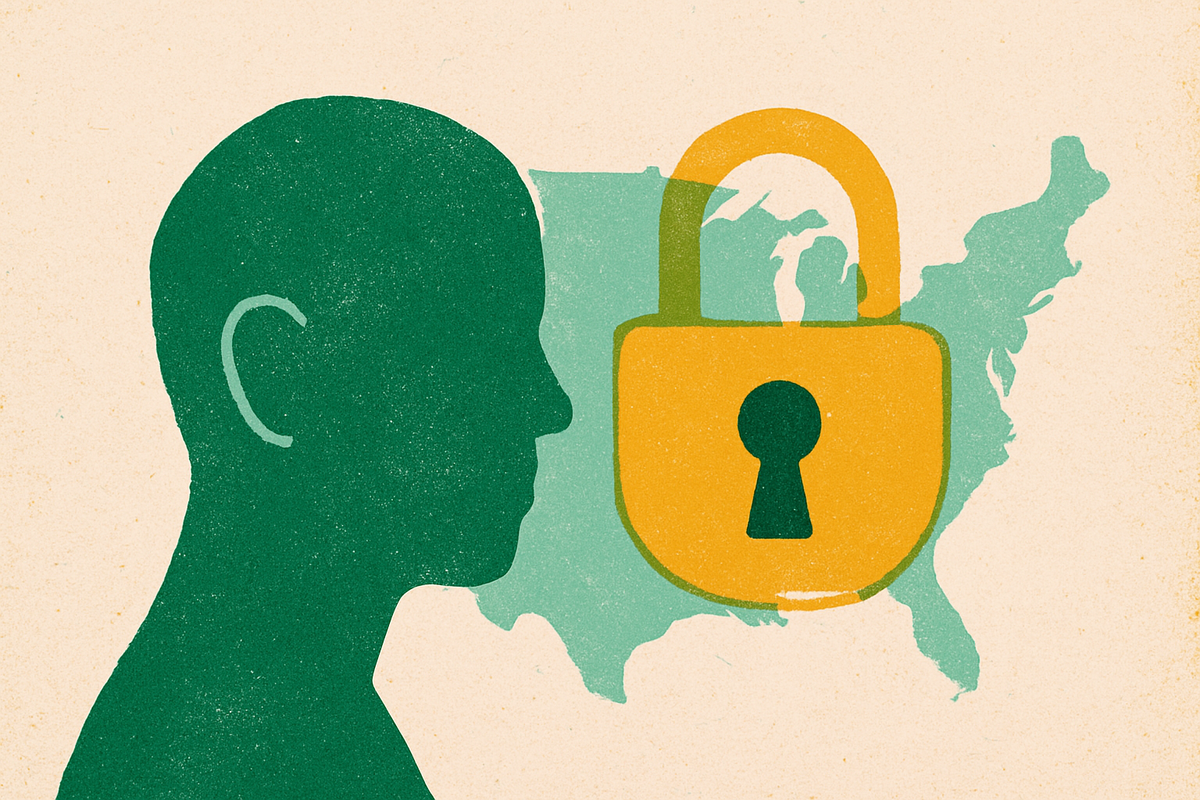 Cover illustration for “Involuntary Psychiatric Treatment Laws by State”