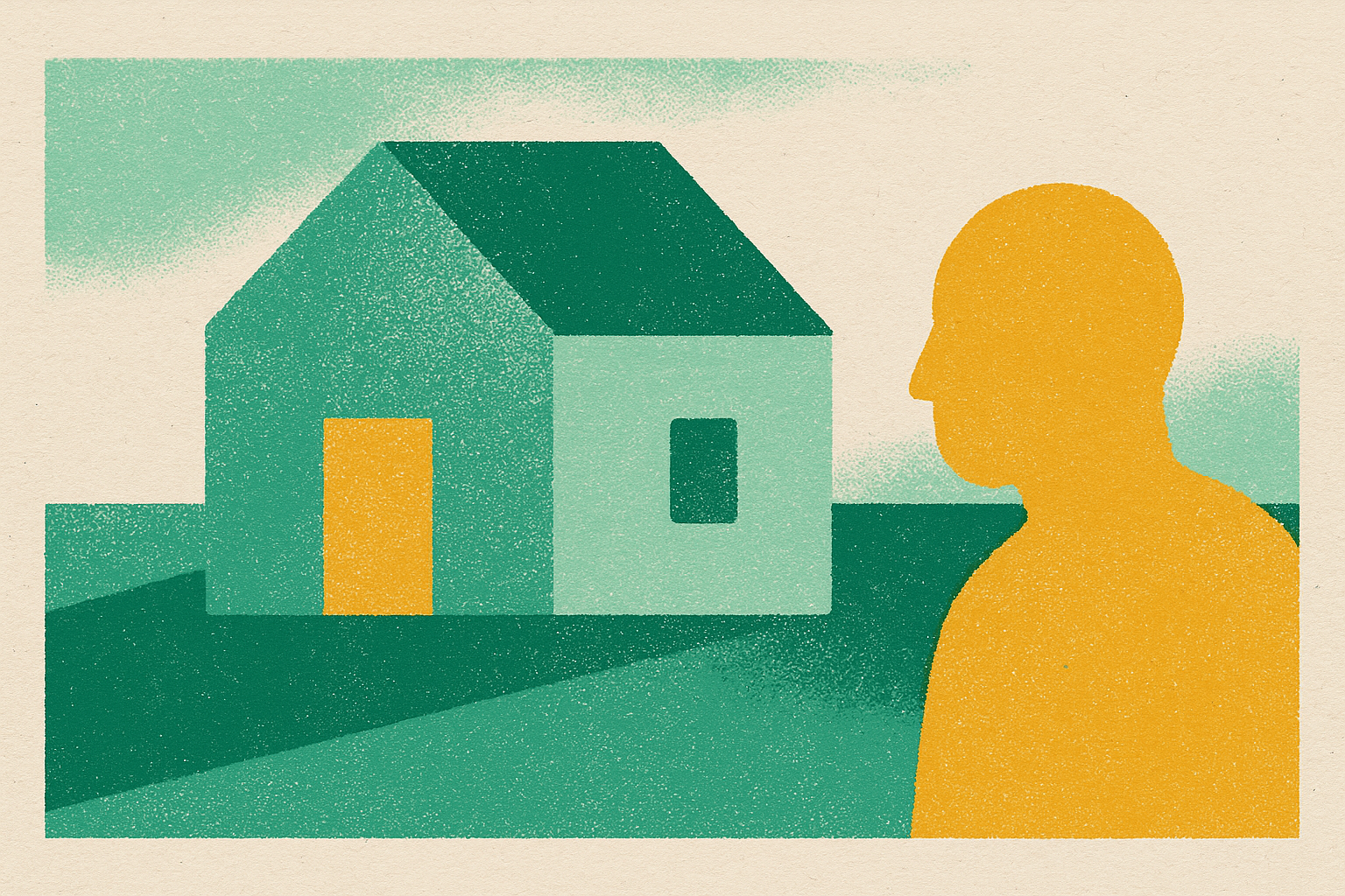 Cover illustration for “Housing First Programs for People with Serious Mental Illness”