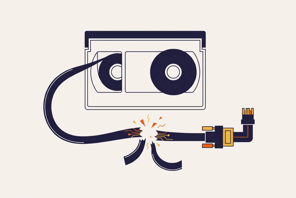 Cover illustration for “VCR Cassette Recording Limitations for Third-Party API Testing”