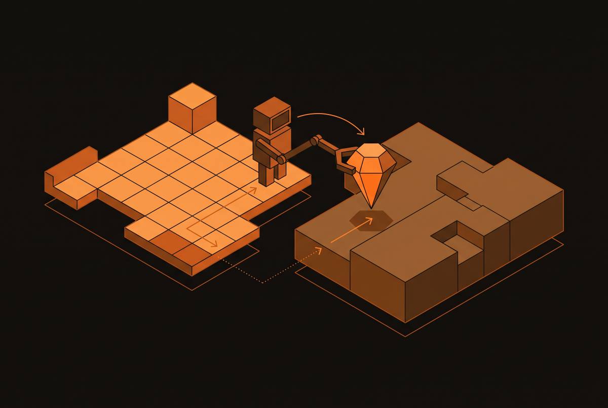 Cover illustration for “Reward Hacking via Simulator Fidelity Gaps”