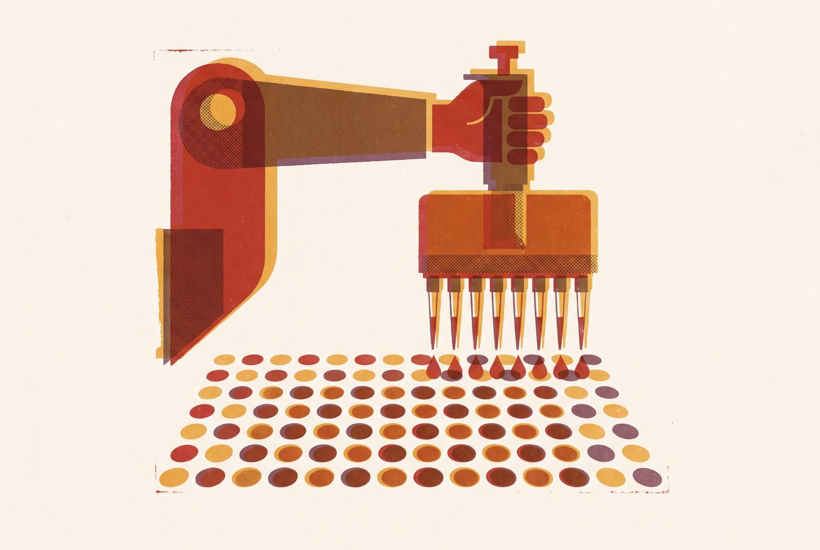 Cover illustration for “How Automation Affects Inter-Lab Reproducibility in Plate-Based Protein Expression”