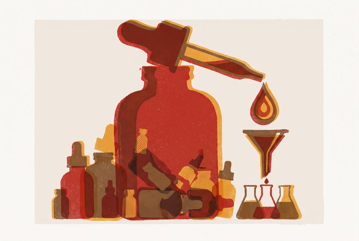 Cover illustration for “How Reagent Monopolies and Consolidation Affect Research Reproducibility”