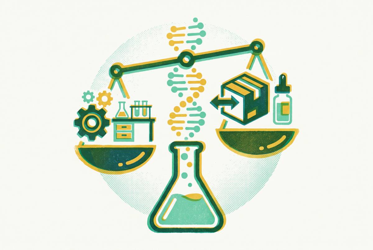 Cover illustration for “Make-vs-Buy Decision for In-House Cell-Free Extract Preparation”