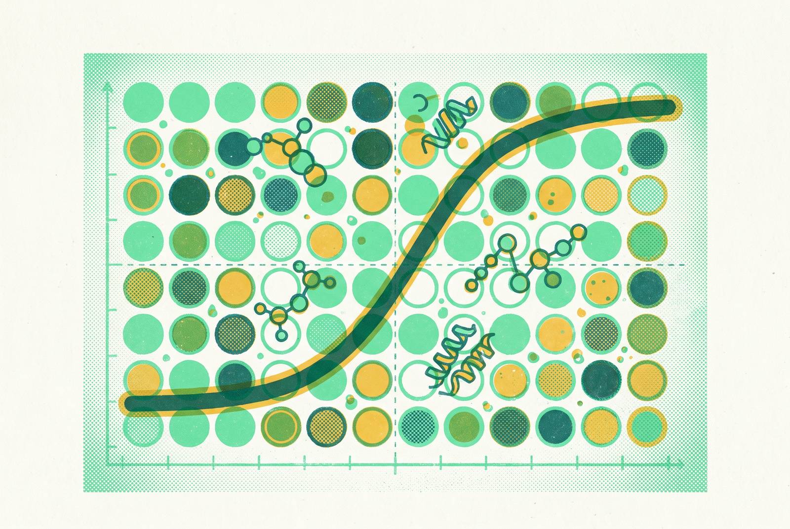 Cover illustration for “Data Normalization Strategies for CFPS Plate Assays”