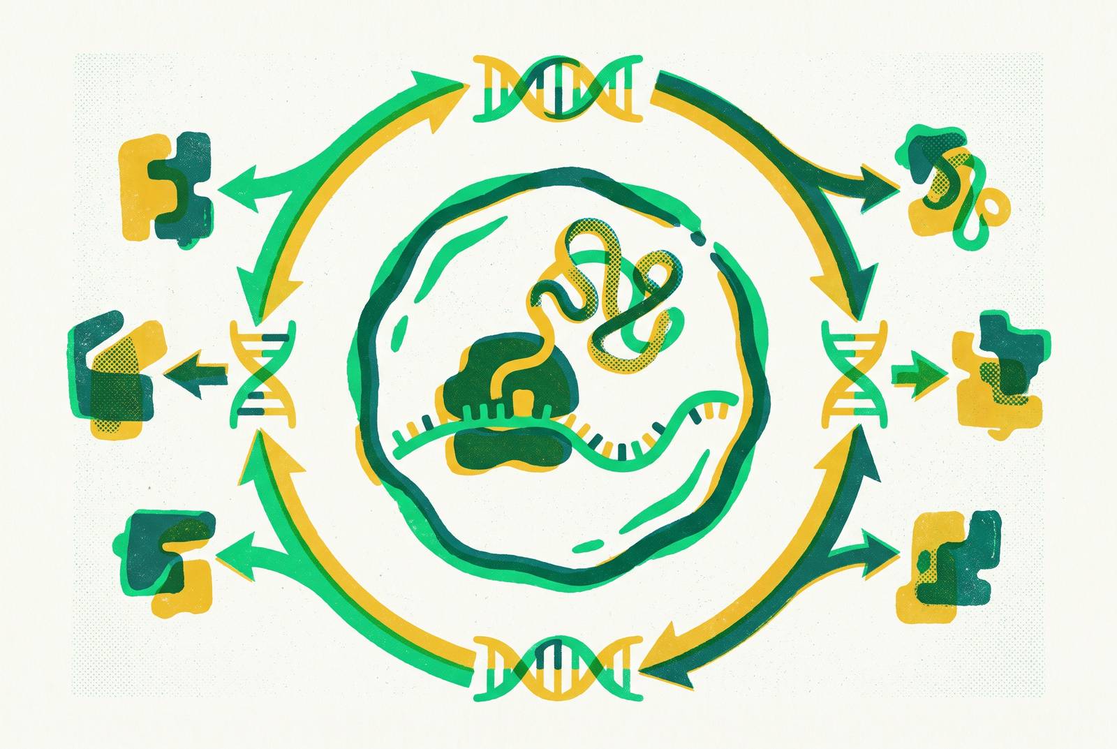 Cover illustration for “CFPS Integration With Directed Evolution Platforms”