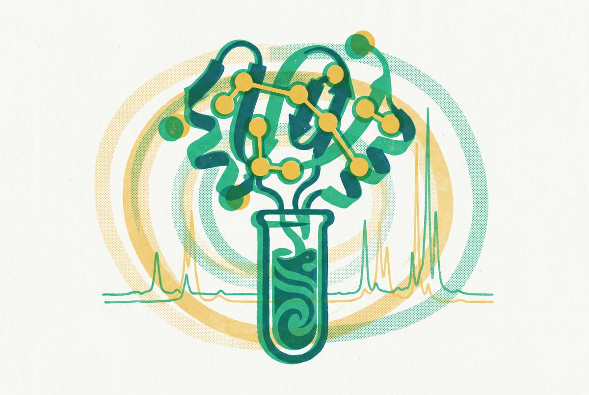 Cover illustration for “Isotopic Labeling of Proteins for NMR Using Cell-Free Systems”