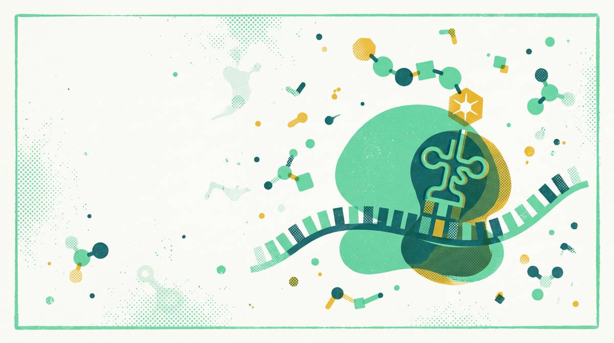 Cover illustration for “Unnatural Amino Acid Incorporation via Cell-Free Suppression”