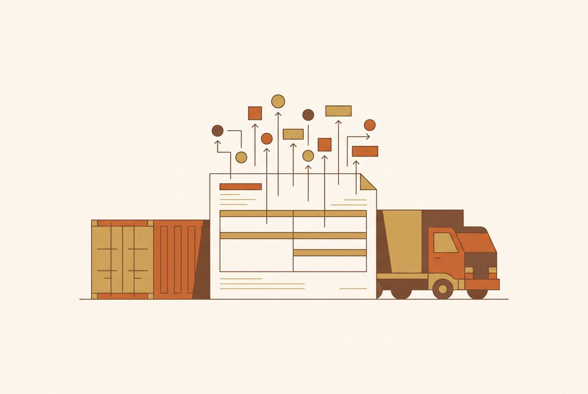 Cover illustration for “Bill of Lading Data Capture in Freight Operations”
