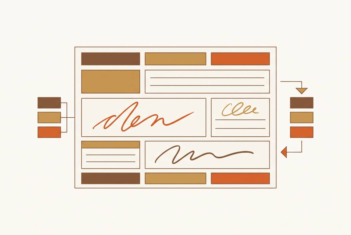 Cover illustration for “Handling Handwritten Fields in Structured Document Workflows”