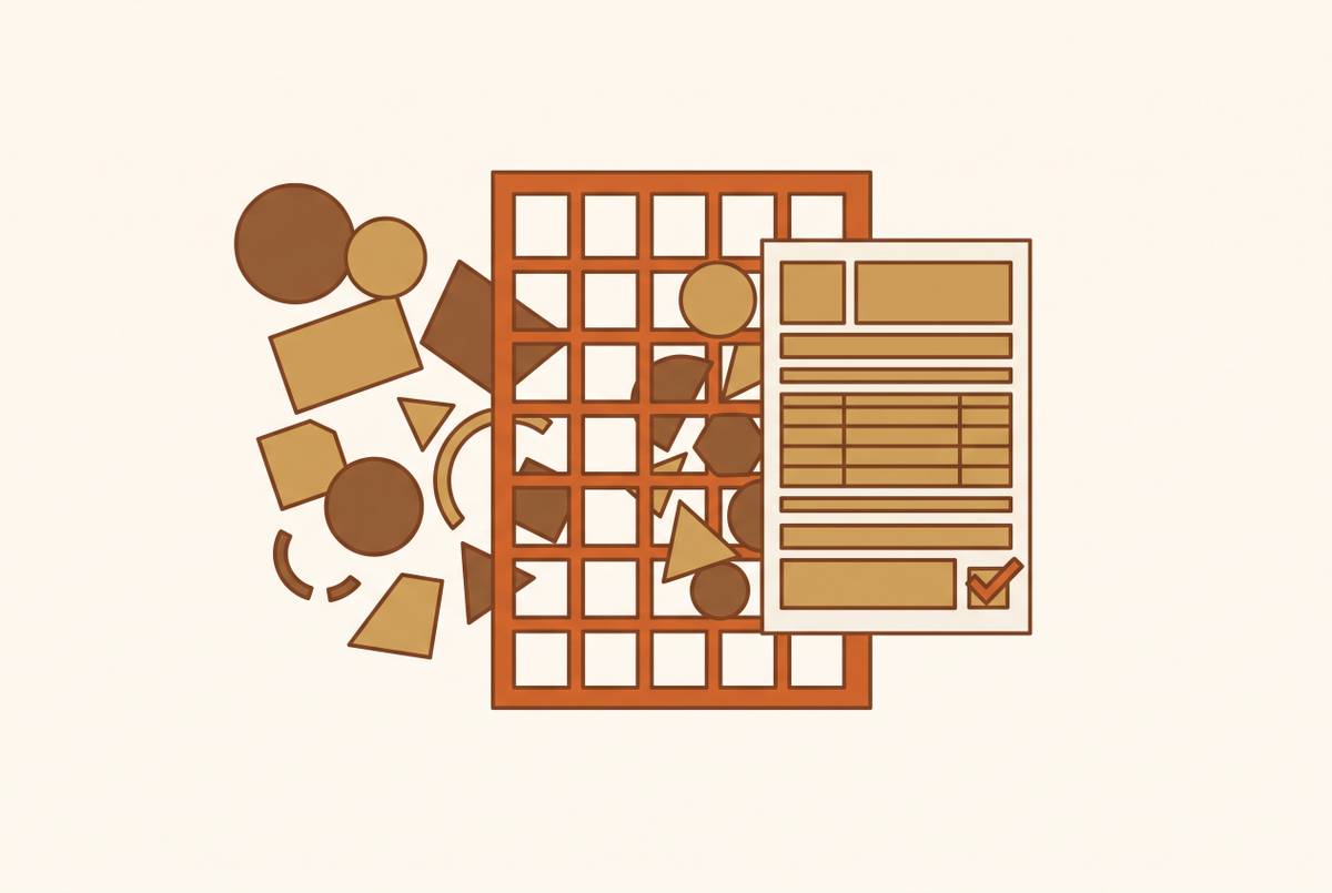 Cover illustration for “Schema Enforcement for Structured Document Output”