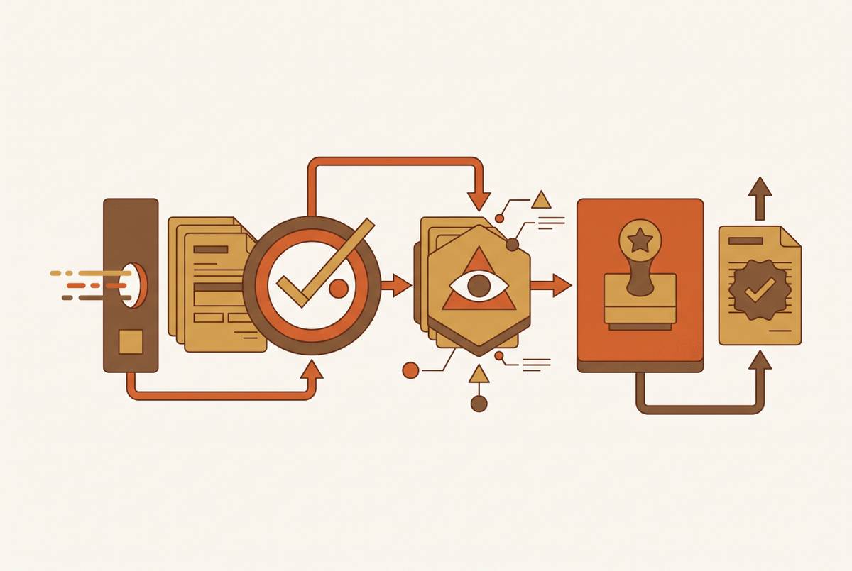 Cover illustration for “Mortgage Closing Disclosure Processing Workflow”