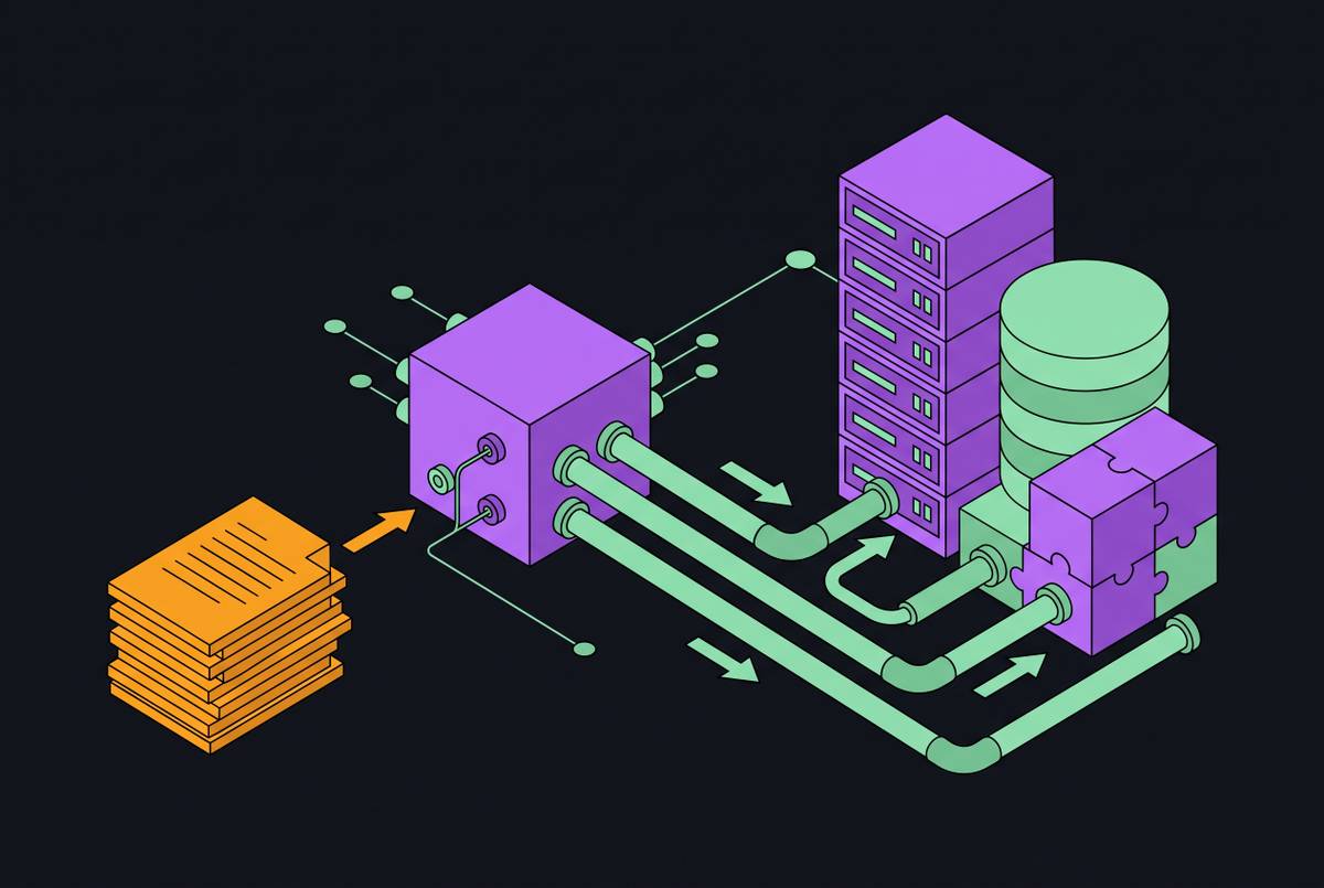 Cover illustration for “Integrating Document Extraction APIs With SAP and ERP Systems”