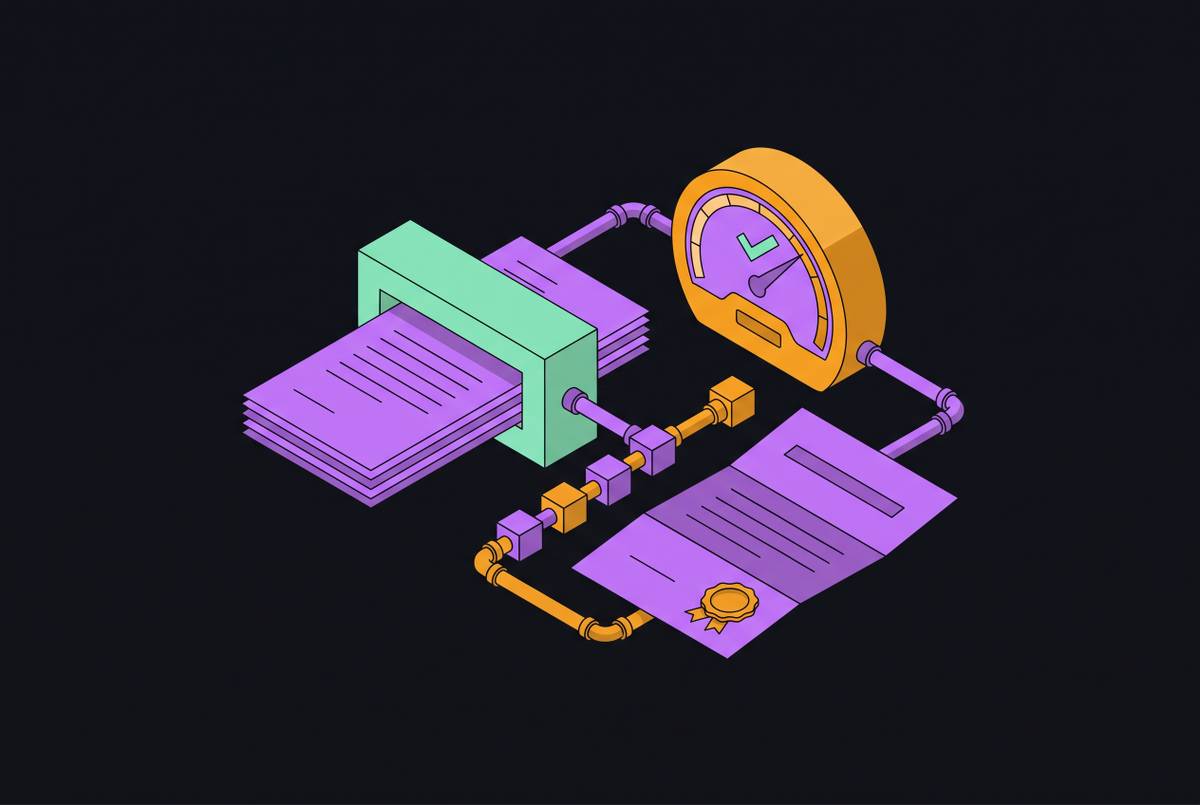 Cover illustration for “Accuracy SLAs in Document Processing API Contracts”