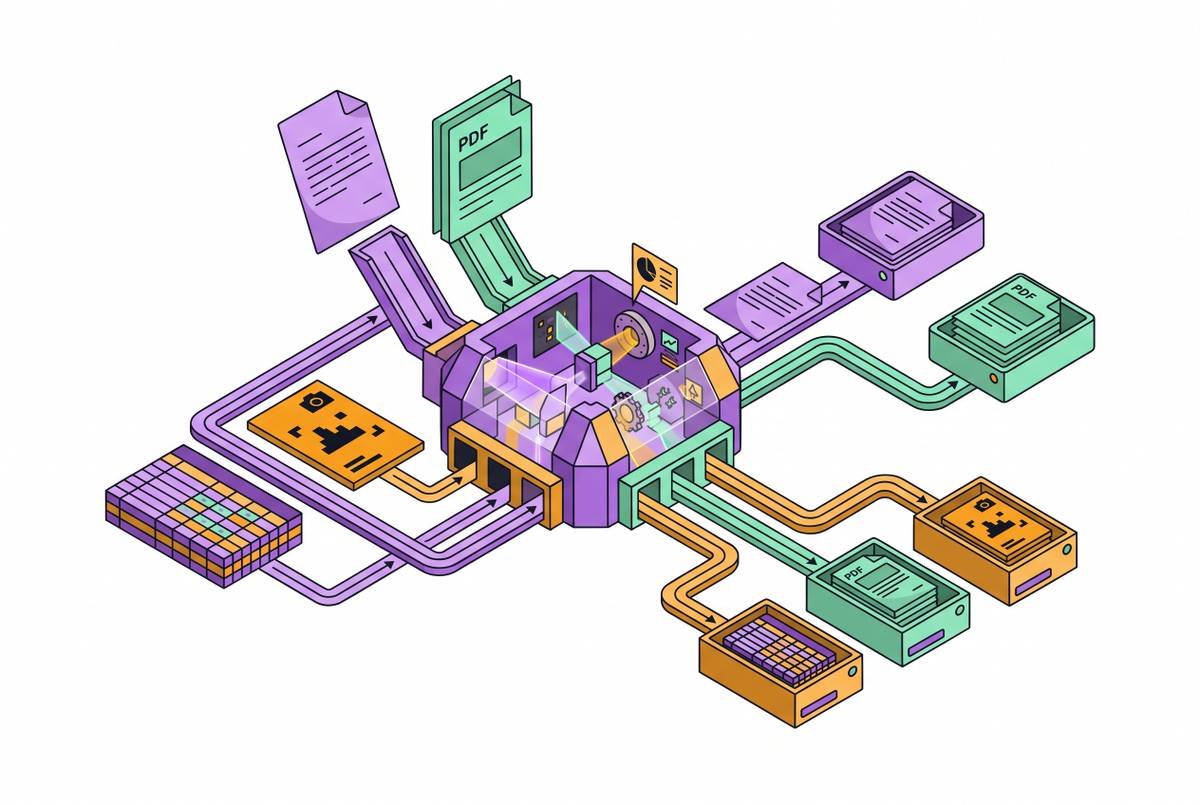 Cover illustration for “Document Classification in Multi-Type Ingestion Pipelines”