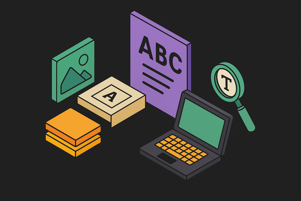 Cover illustration for “Building a Ground Truth Dataset for OCR Evaluation”