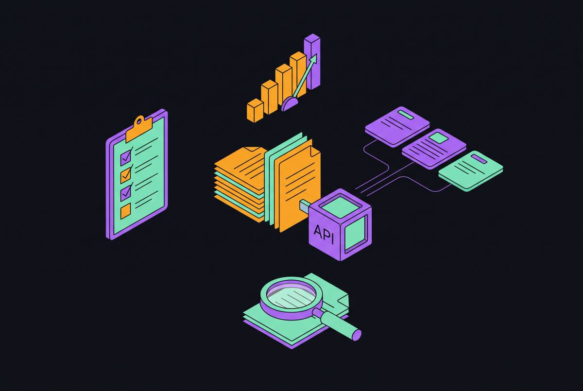 Cover illustration for “Document Extraction API Evaluation Criteria for Developers”