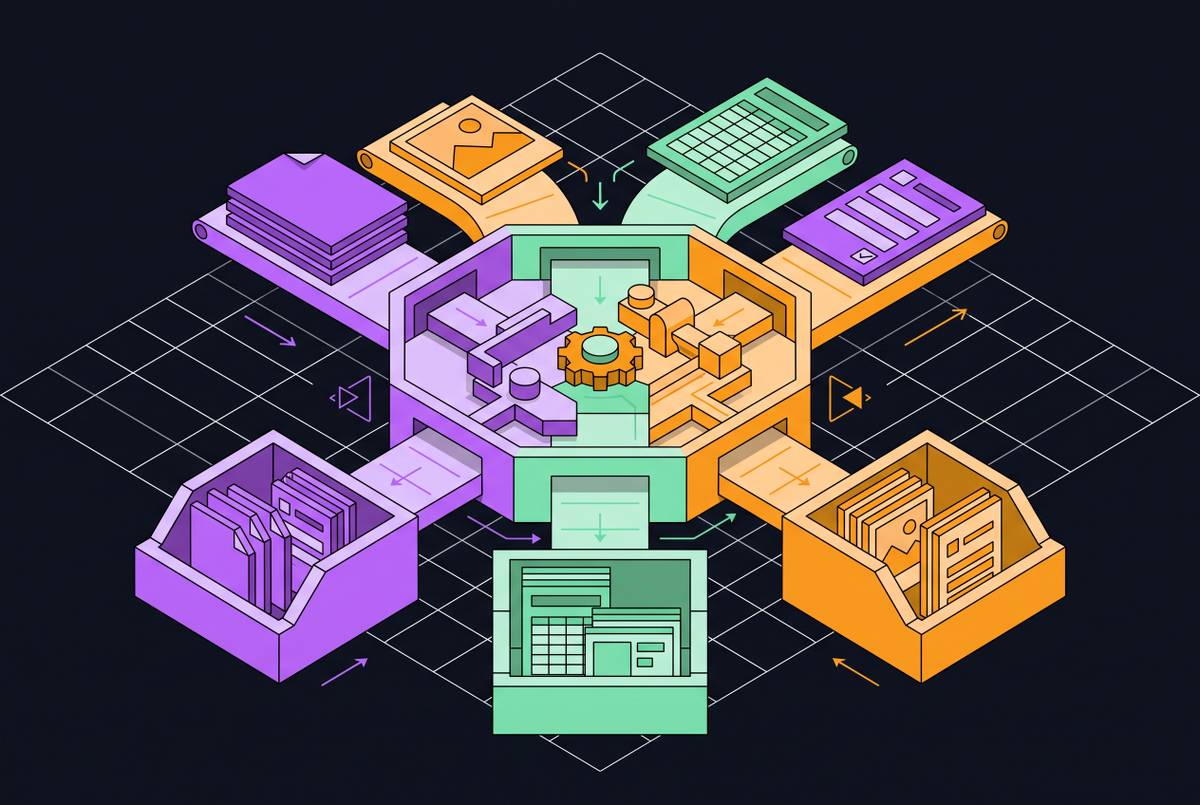 Cover illustration for “Document Classification in Multi-Type Ingestion Pipelines”