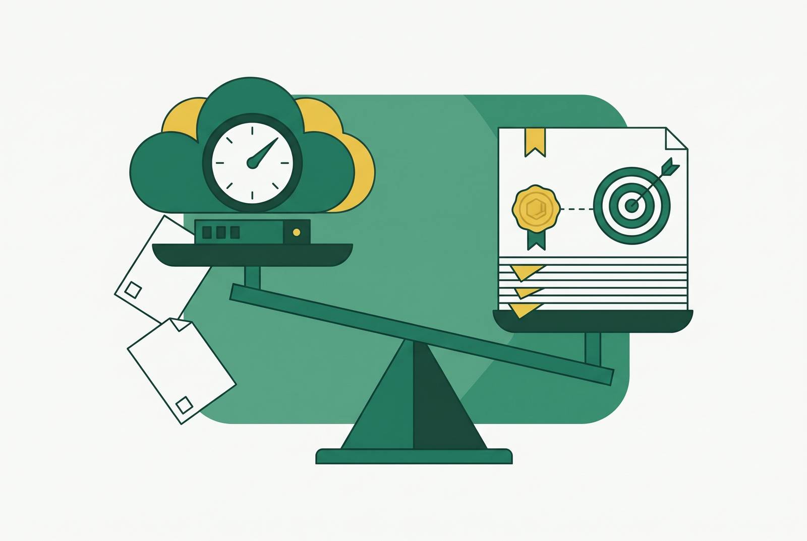 Cover illustration for “How Google Document AI and Azure Document Intelligence Handle Production SLAs Versus Vendors That Contractually Own Accuracy”