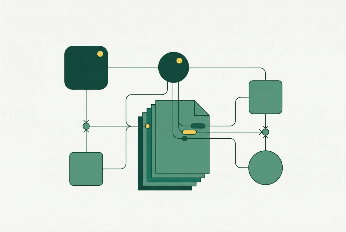 Cover illustration for “Multi-Agent AI Architectures for Document Processing Workflows”