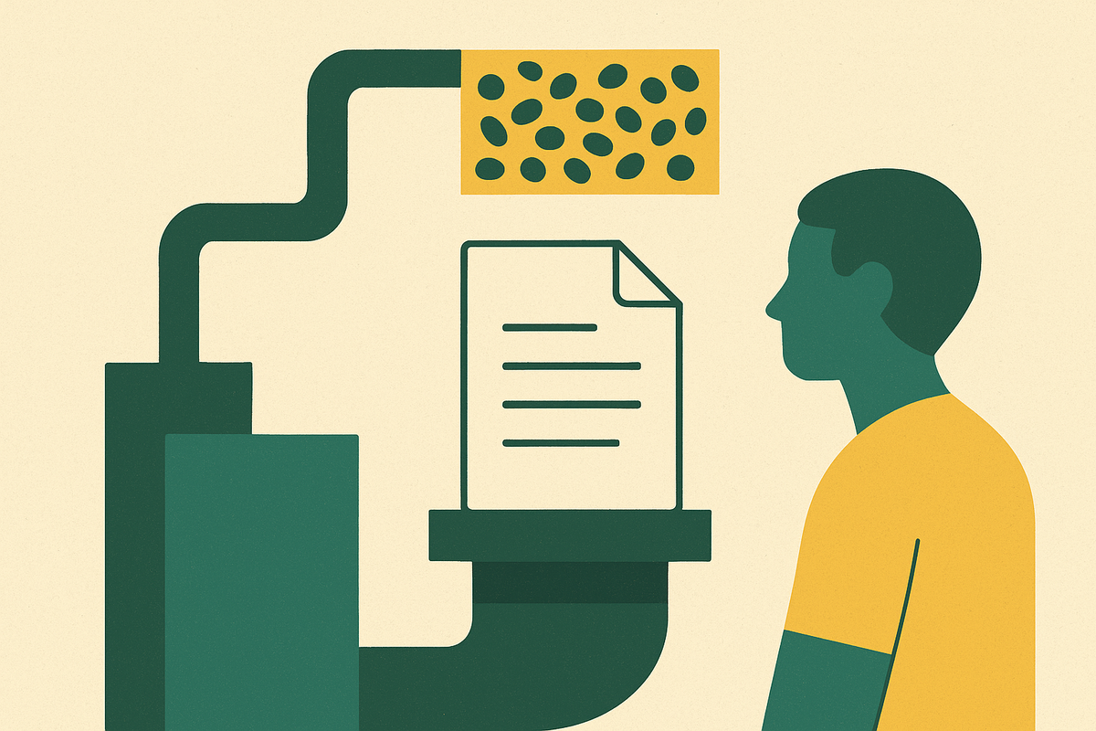 Cover illustration for “Edge Case Accumulation in Document Parsing Pipelines”