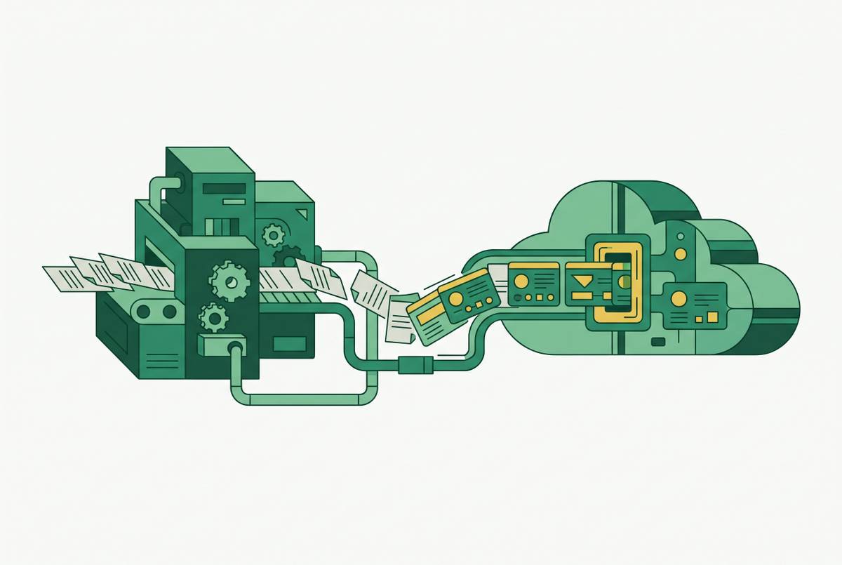 Cover illustration for “Migrating From a Legacy OCR Pipeline to a Managed IDP API”
