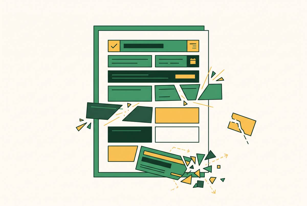 Cover illustration for “LLM Document Extraction Failure Modes in Production”