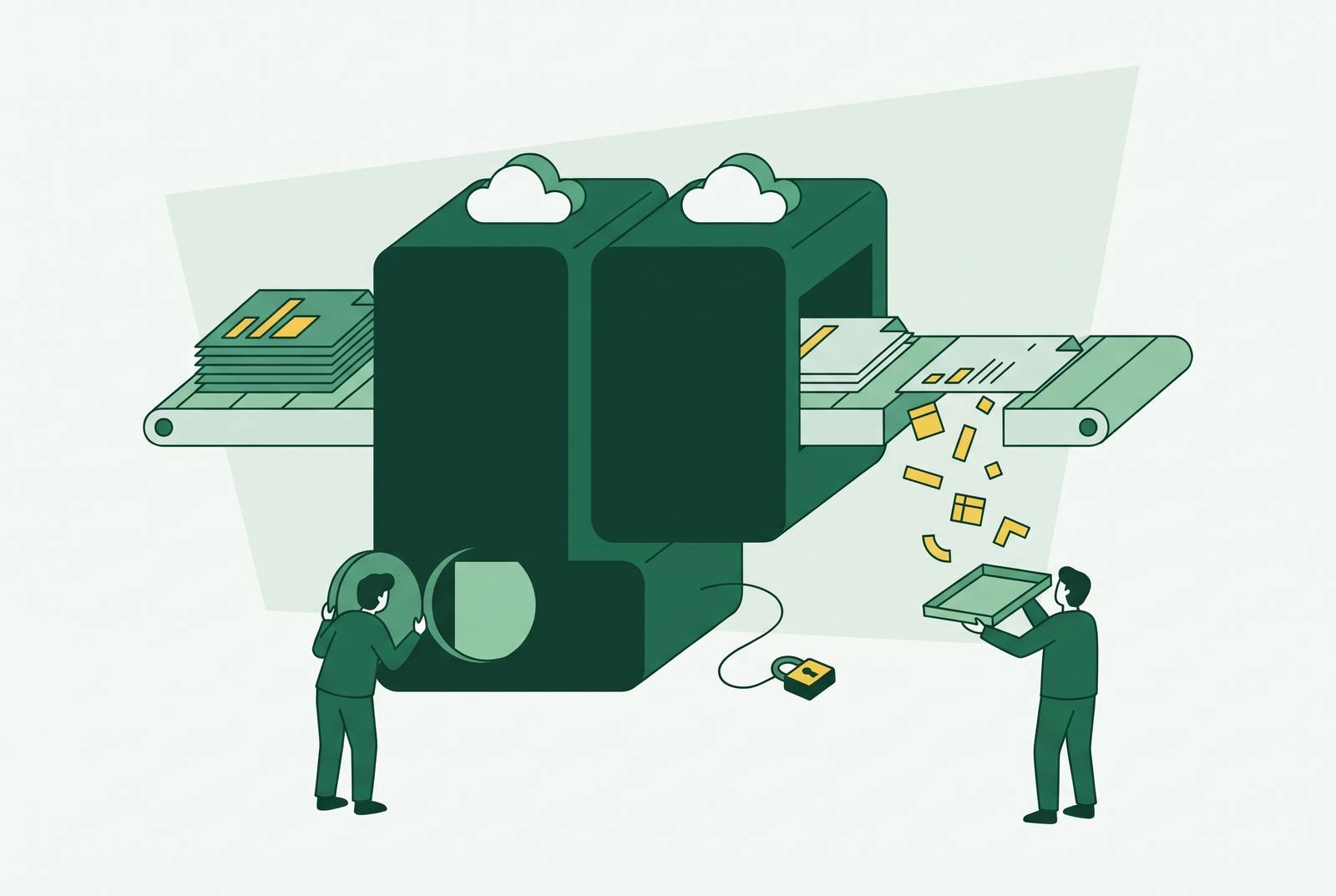 Cover illustration for “What Production Engineering Teams Actually Lose With Google Document AI and Azure Document Intelligence at Scale”