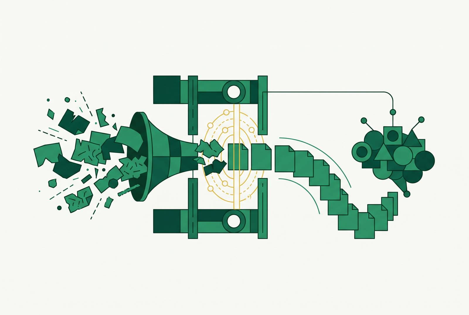 Cover illustration for “Eliminating Garbage-In at the Document Ingestion Layer Before It Reaches Your LLM”