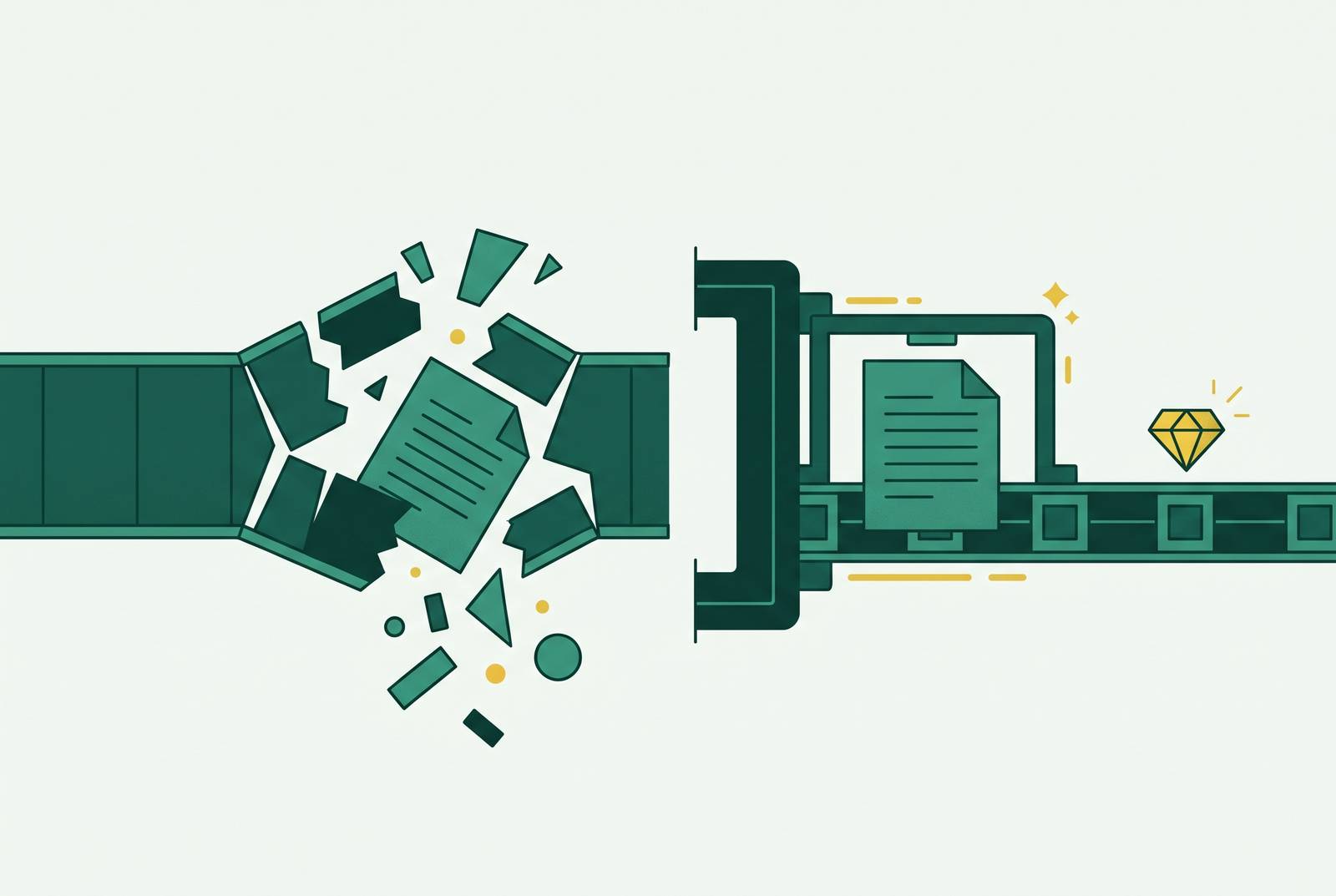 Cover illustration for “Why Azure Document Intelligence Fails Production Teams and What Enforceable Alternatives Look Like”