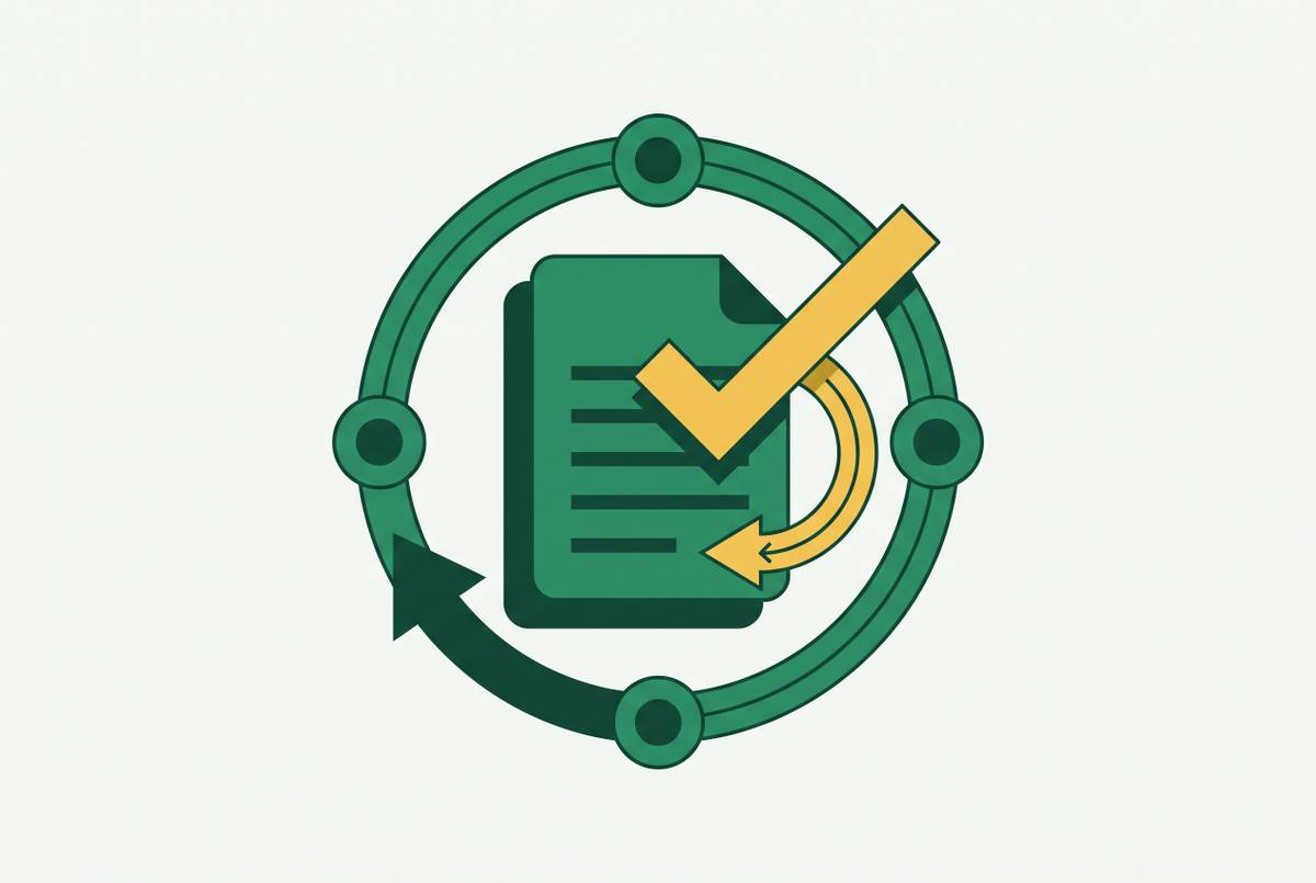 Cover illustration for “Continuous Learning From Corrections in Document AI Systems”