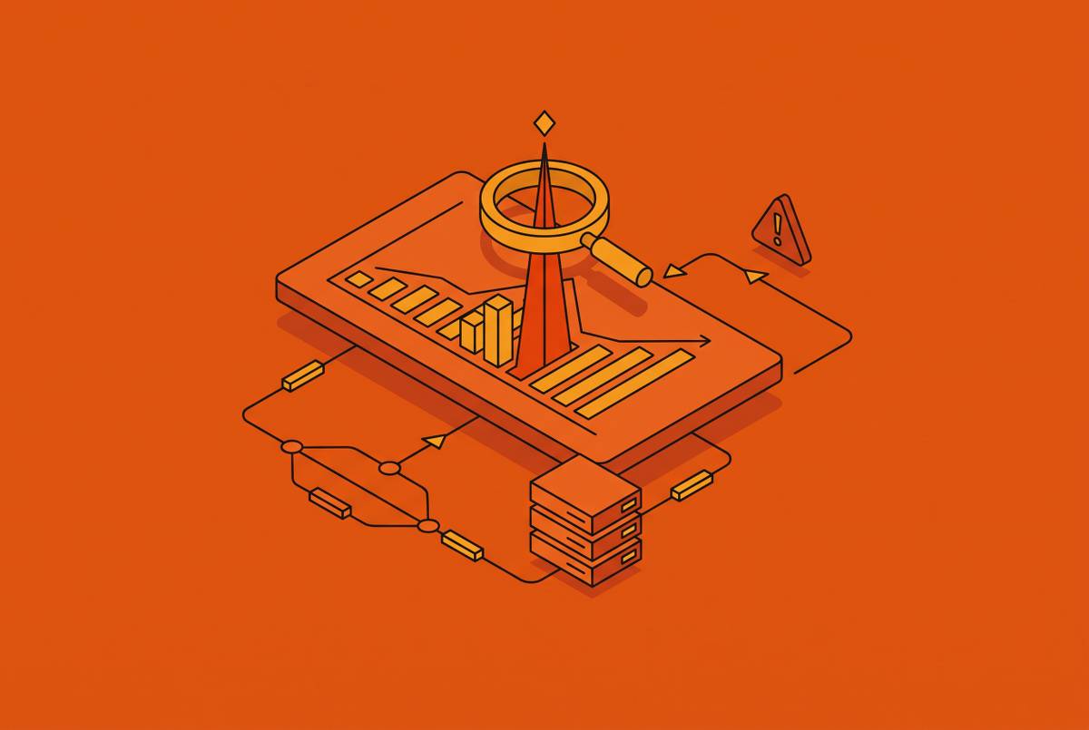 Cover illustration for “Real-Time Anomaly Detection on Production Metrics After Deploy”