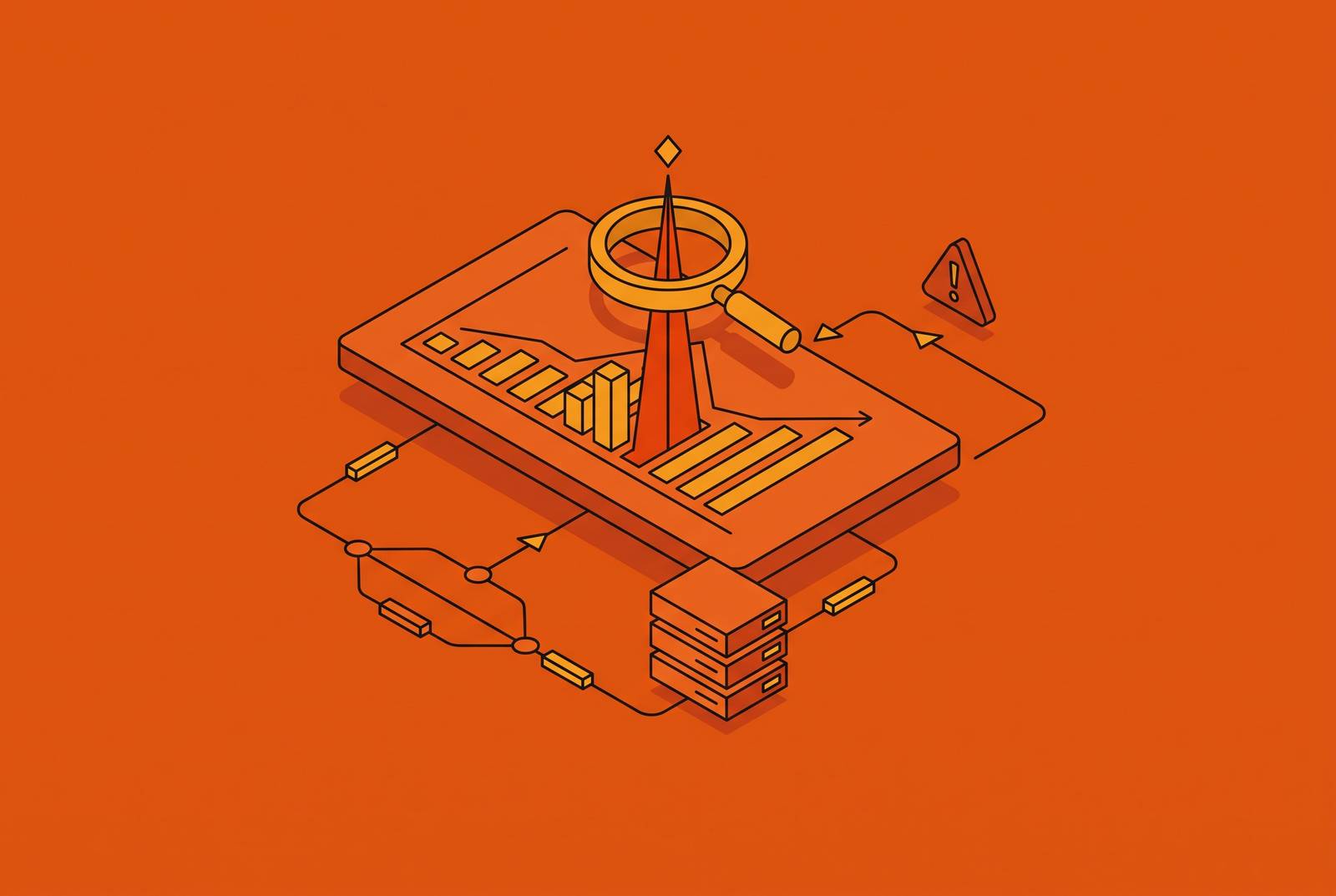 Cover illustration for “Real-Time Anomaly Detection on Production Metrics After Deploy”